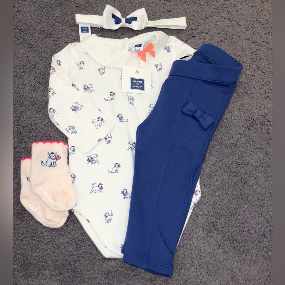 Janie and Jack Baby Girl Outfit